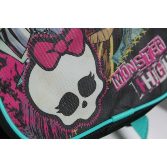 😈 Retro Monster High Mini Book Bag Small Backpack - Picture 2 of 11